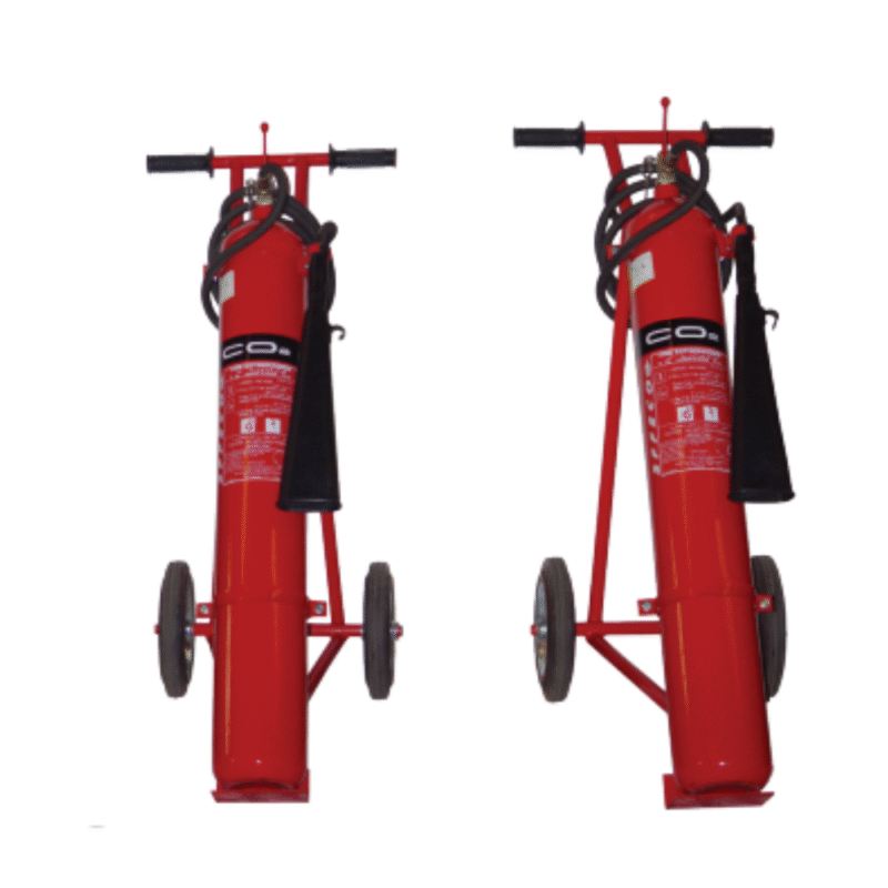 SFFECO Mobile CO2 Fire Extinguisher - 10 Kg