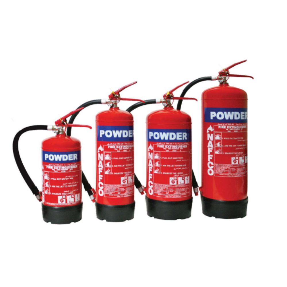 NAFFCO Portable Dry Powder Extinguisher - 12 Kg (Kitemark)