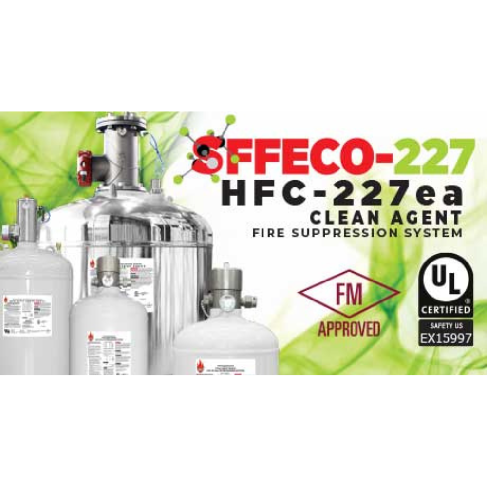 SFFECO HFC-227ea Clean Agent Fire Suppression System