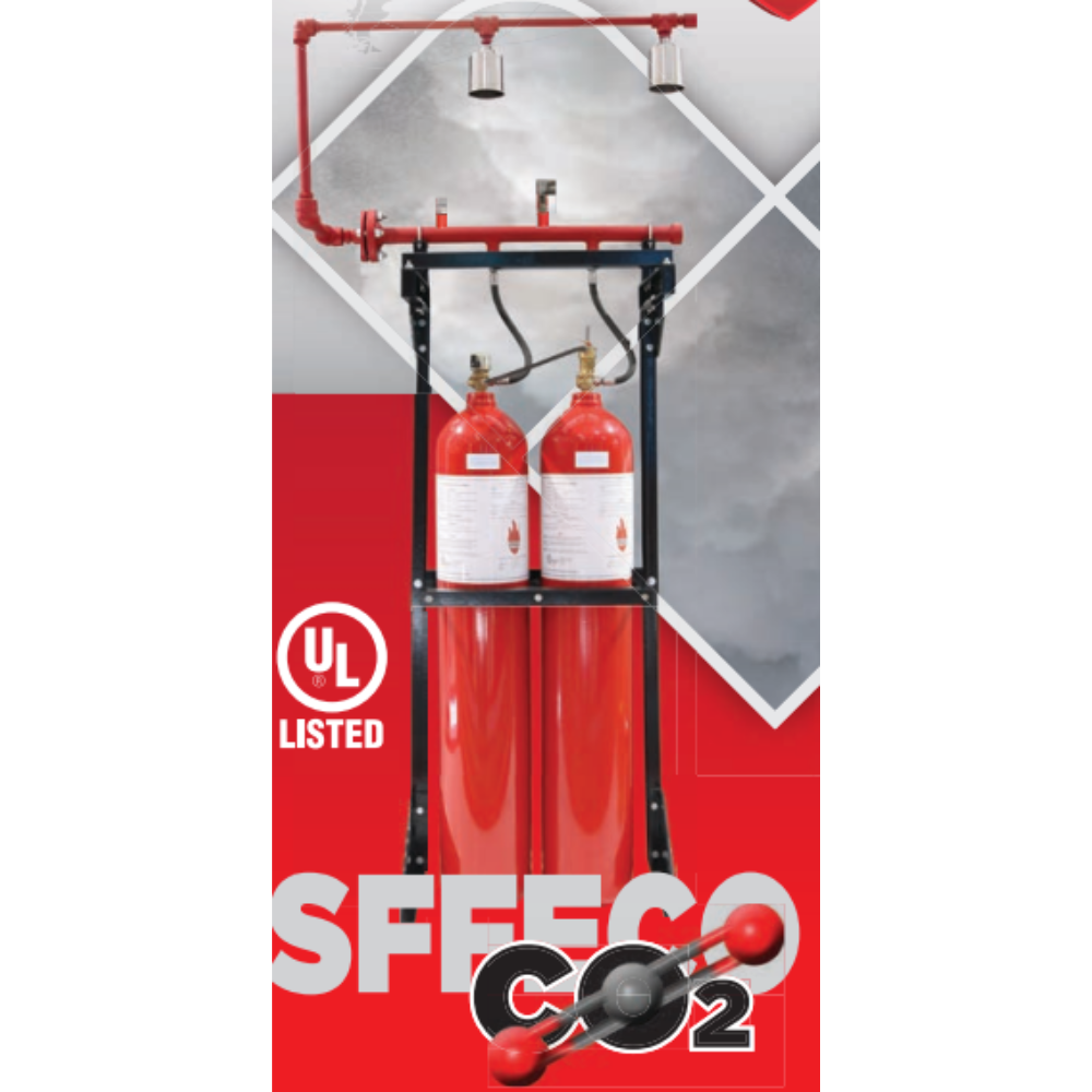 SFFECO High Pressure Carbon Dioxide Fire Extinguishing Agent