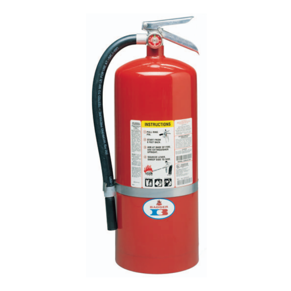 KIDDE Stored Pressure Hand Portable ABC Multipurpose Dry Chemical Extinguisher - 10 LB