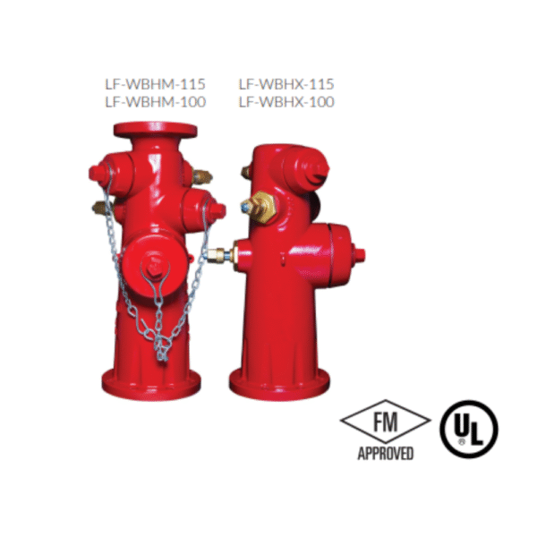 Lifeco LF-WBHM-100 Wet Barrel Hydrant with 4” Monitor Flange