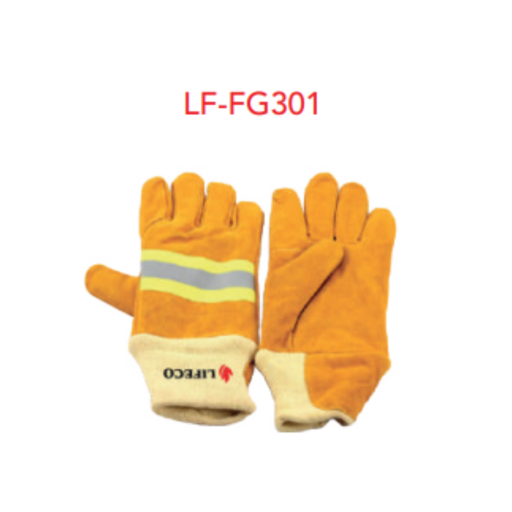 LIFECO LF-FG301 Fireproof Gloves - Brown