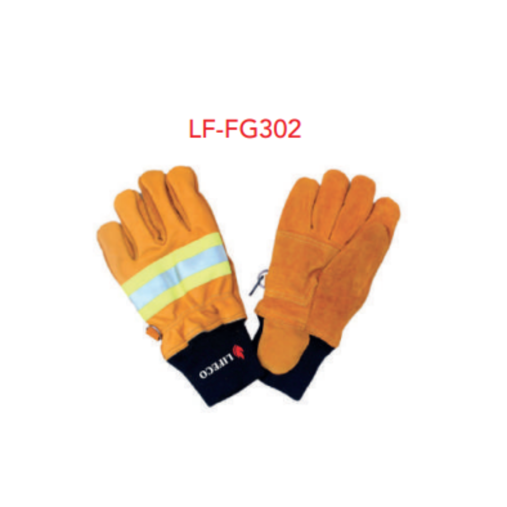 LIFECO LF-FG302 Fireproof Gloves - Brown