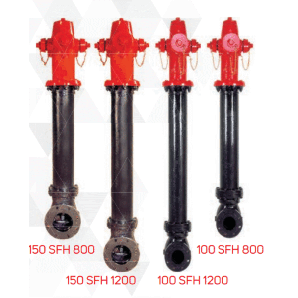 SFFECO 150 SFH 1200 Pillar Dry Type Hydrant - Image 2