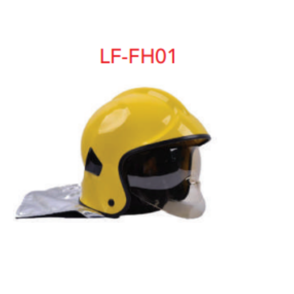 LIFECO LF-FH01 Firefighting Helmet - Yellow