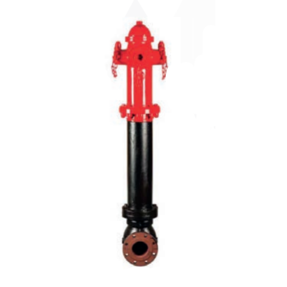 SFFECO Higher Depth Built-in Coupling Anti Theft Hydrant - DN100 Flange (4")