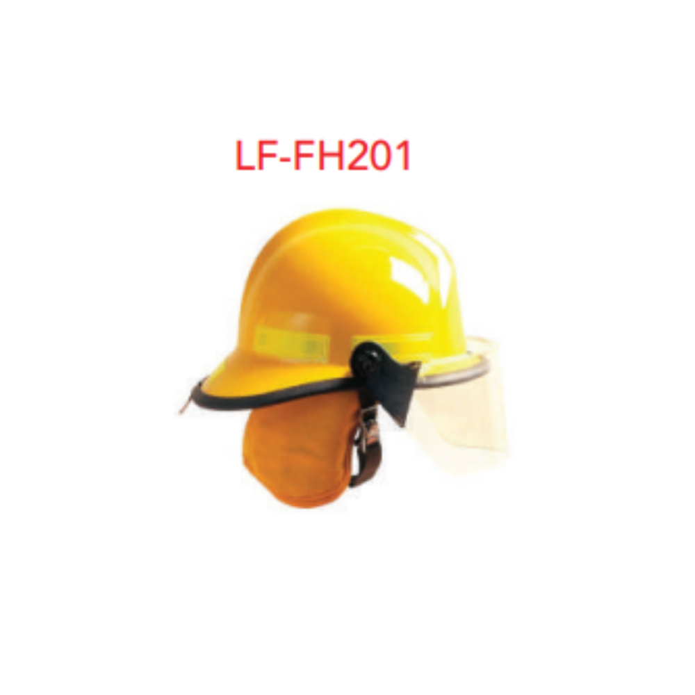 LIFECO LF-FH201 Firefighting Helmet - Yellow