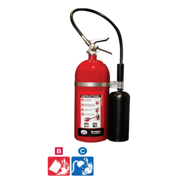 KIDDE Self-Expelling Portable Carbon Dioxide Extinguisher - 15 lb. (Badger Extra) - Image 2