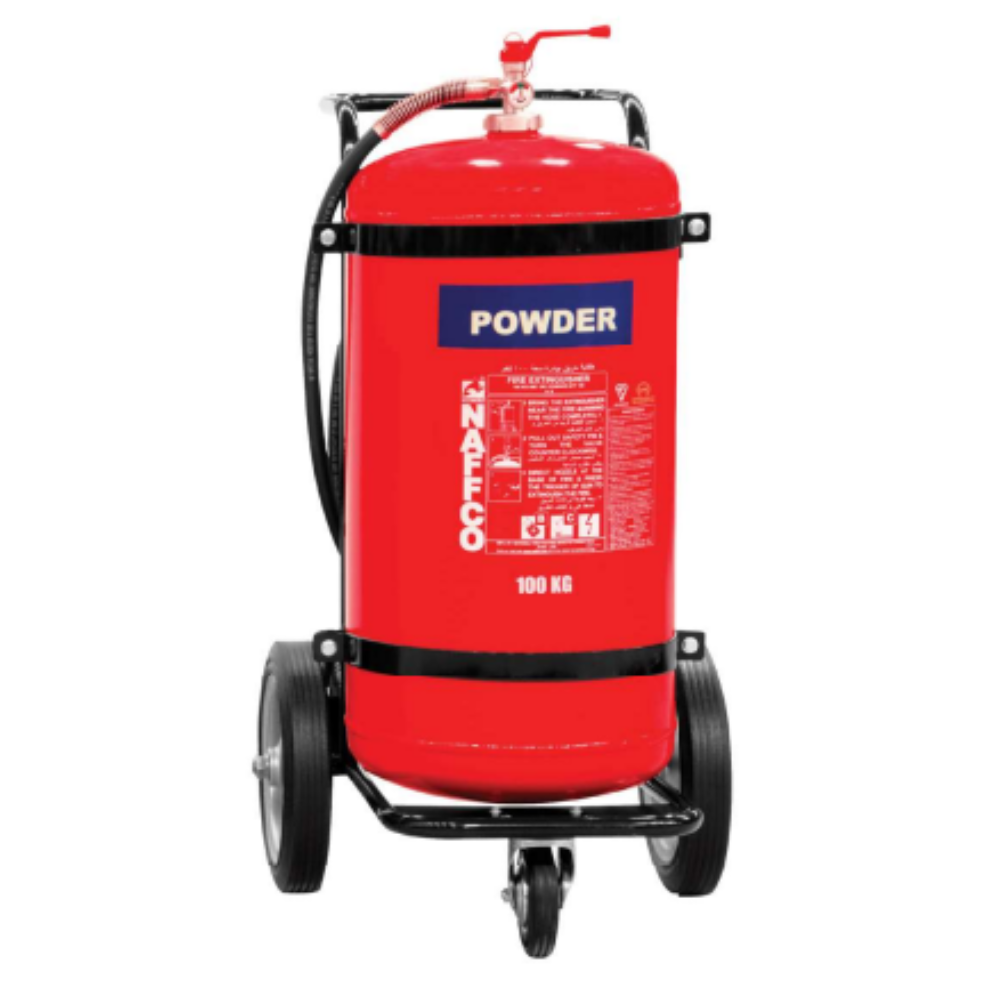 NAFFCO Mobile ABC Dry Powder Fire Extinguisher - 100 Kg