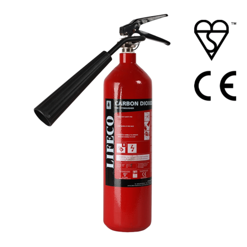 SFFECO Portable CO2 Fire Extinguisher - 6 Kg