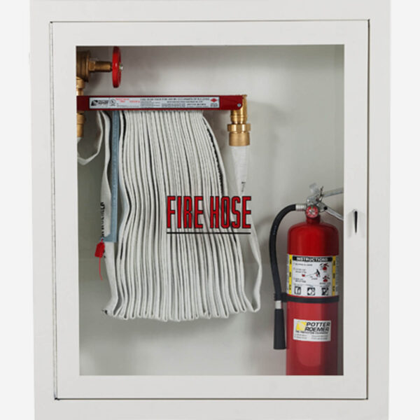 POTTER 1204 Recessed Fire Hose Rack & Valve Cabinet