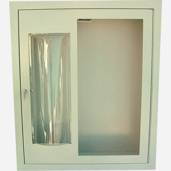 POTTER FRC1612 Recessed Fire Hose Rack & Extinguisher Cabinet - Bubble door - Image 3
