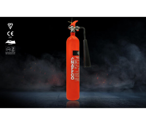 NAFFCO CO2 Portable Fire Extinguisher - 8.3 kg - Image 2