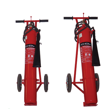 SFFECO Mobile CO2 Fire Extinguisher - 45.5 Kg