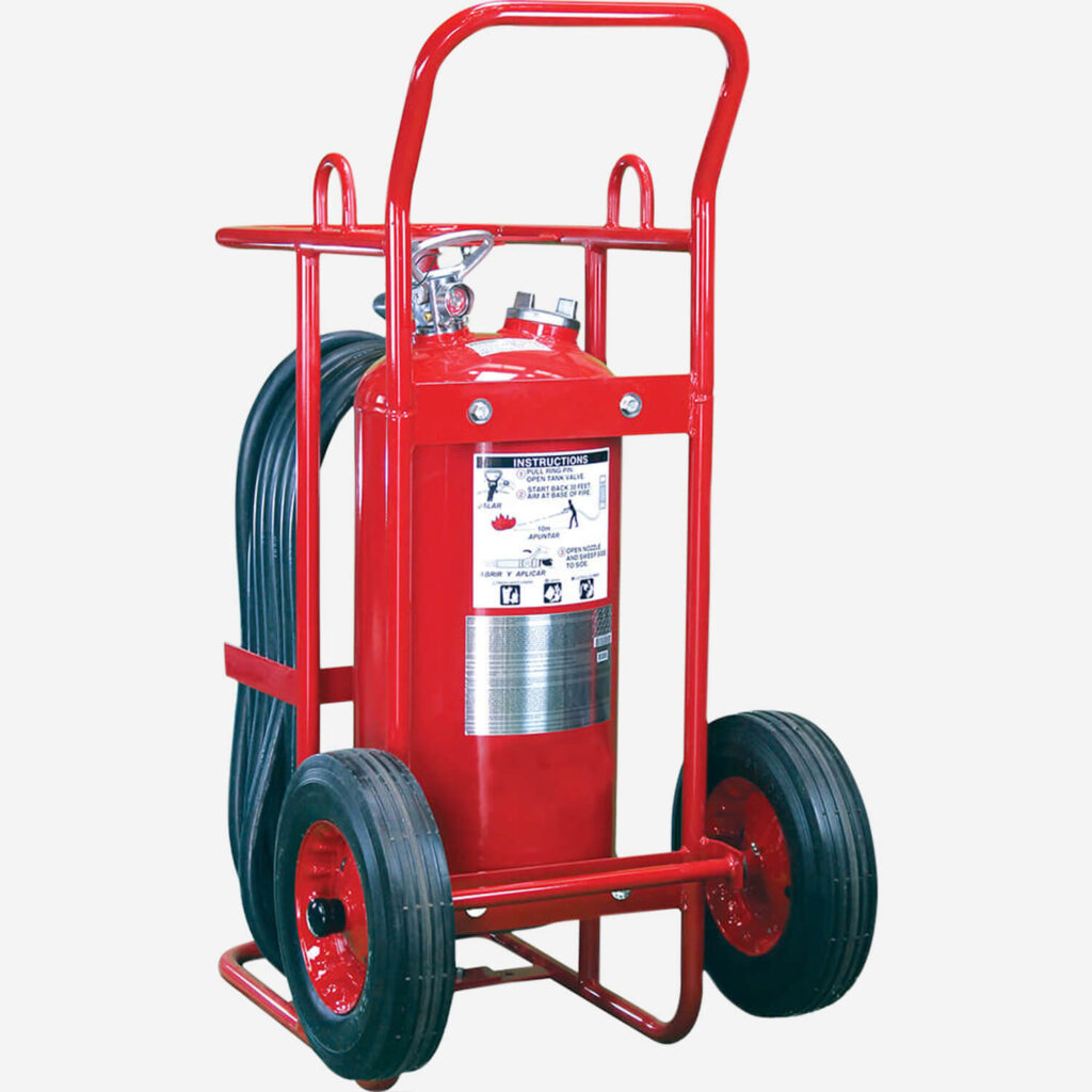 POTTER 3520 Wheeled ABC Dry Chemical Extinguisher - 125 lb