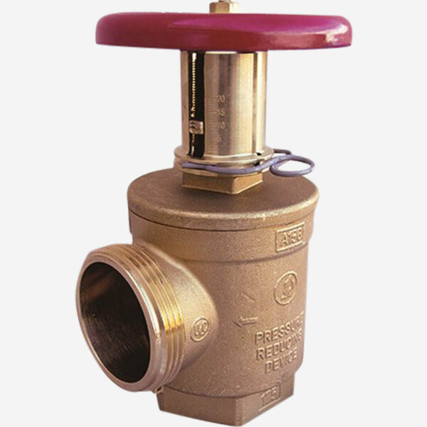 POTTER 4085 Adjustable Pressure Restricting Angle Hose Valve - Male Outlet