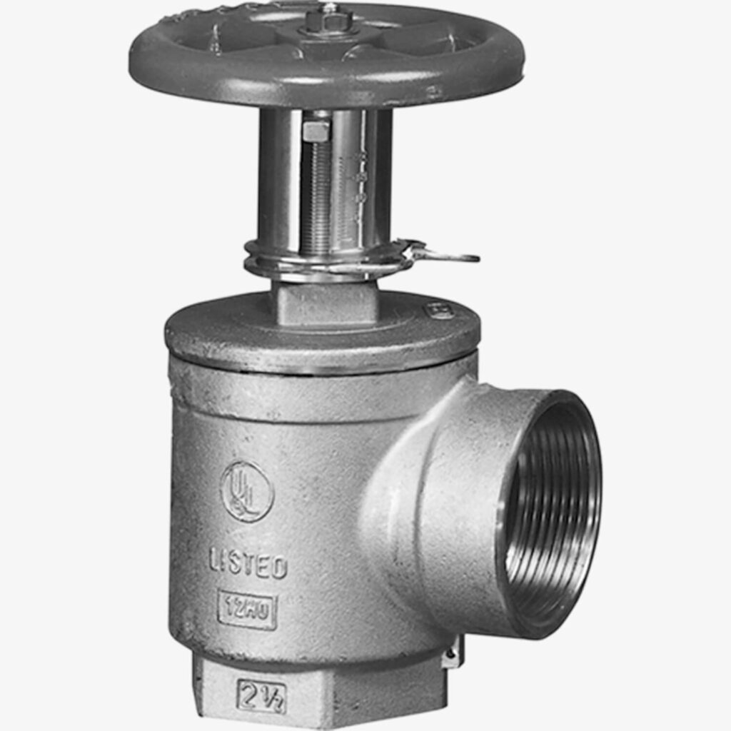 POTTER 4090 Adjustable Pressure Restricting Angle Hose Valve - Female Outlet