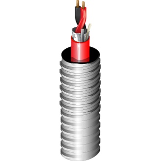 Armored Fire Alarm, #16-2c BC, Shielded, FPLP