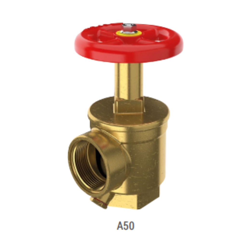 GIACOMINI A50 Angle Hose Valve with Hydrolator - Polished Chrome
