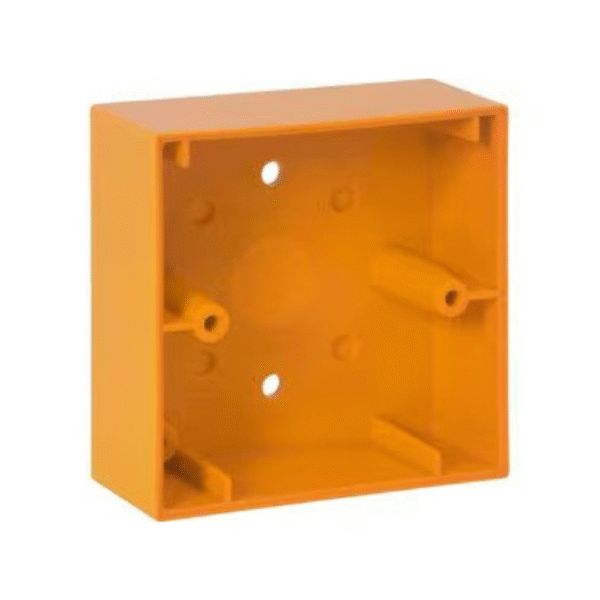 Esser Orange Surface mount housing for small MCP, similar to RAL 2011