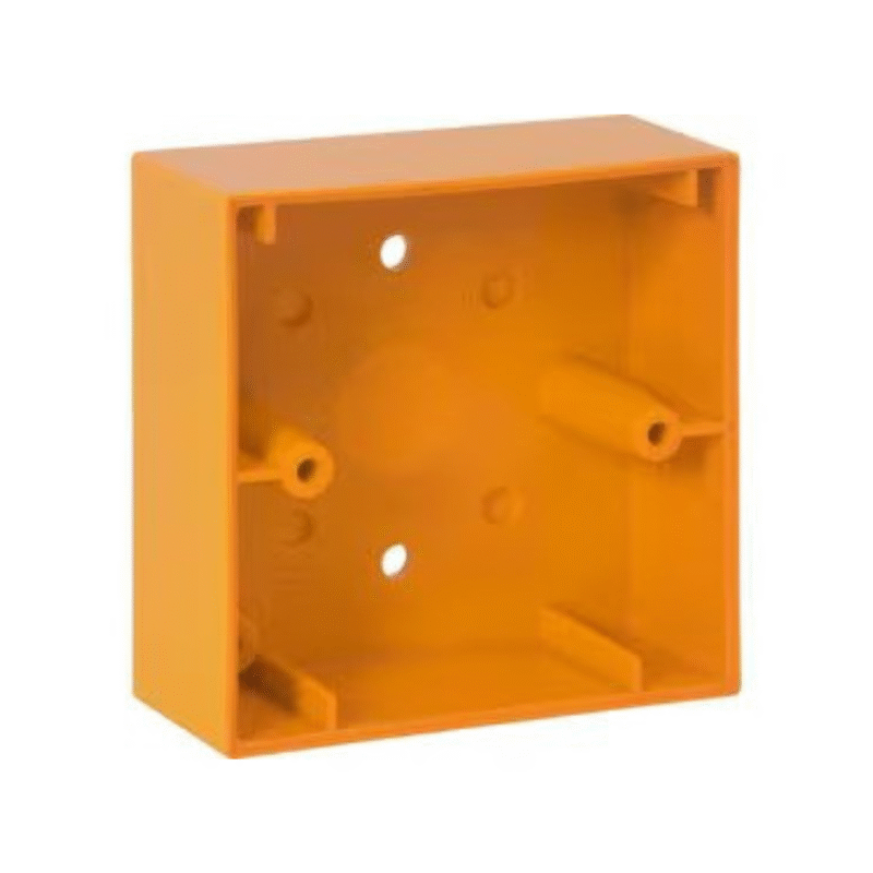 Esser Orange Surface mount housing for small MCP, similar to RAL 2011