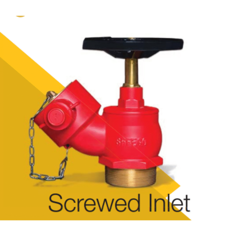 SFFECO Oblique Type Landing Valve - Flanged Inlet - DN50