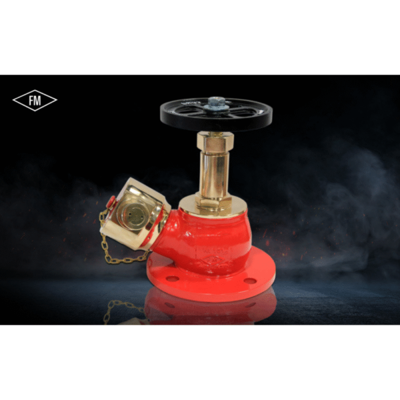 Naffco NDRF 096 Oblique Landing Valve - Flanged Inlet