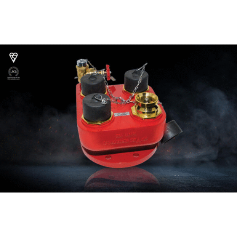 Naffco 6"x4 Way Breeching Inlet