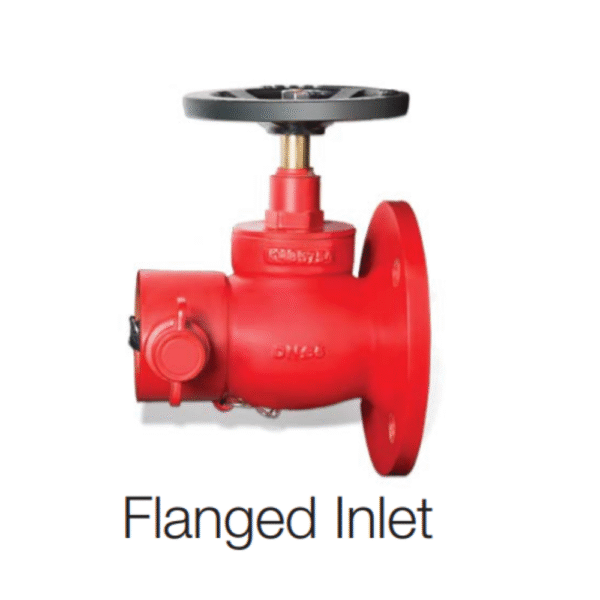 SFFECO Straight Through Landing Valve - Flanged Inlet - DN50