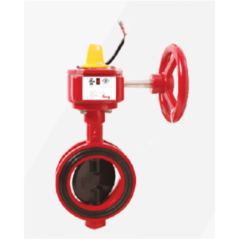 Lifeco Wafer End Butterfly Valve Wtih Builtin Supervisory Switch & Indicator