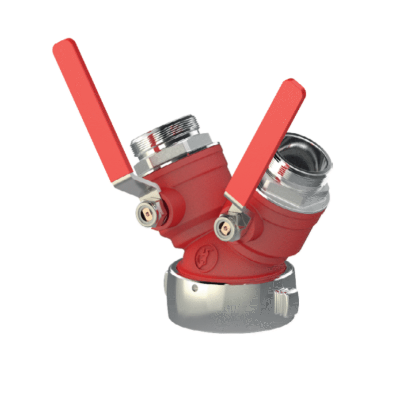 GIACOMINI A99 Leader line 1/4 turn ball type, WYE valve - Brass