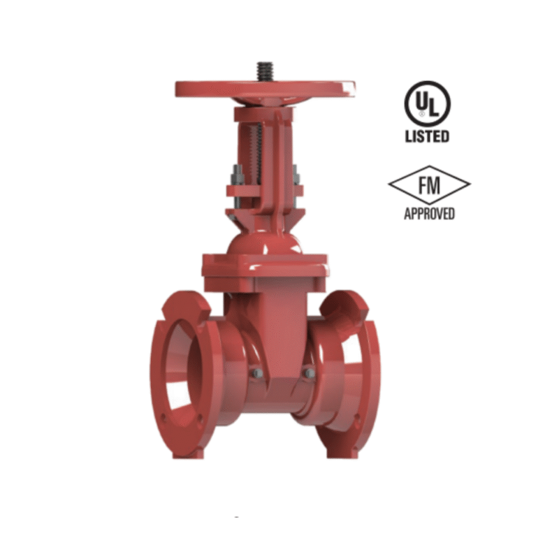 Lifeco Resilient Seated OS&Y Type-MJ-MJ Ends Valve - 300 PSI