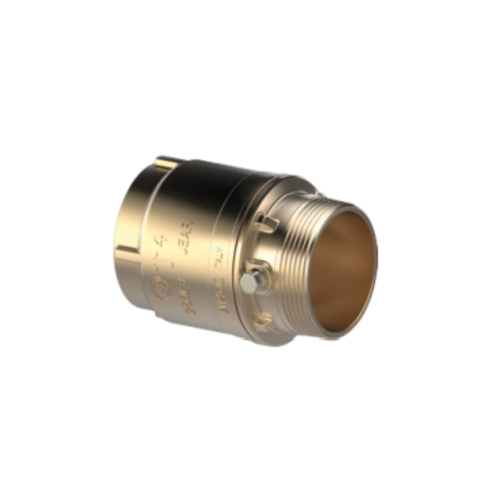 GIACOMINI A140 Swing Check Valve - Brass, Groove Inlet