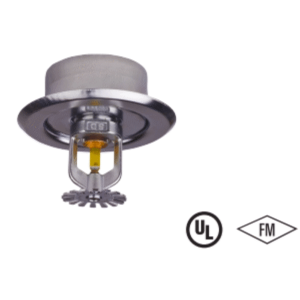 NAFFCO SD1030 Recessed Pendent Sprinkler - Quick Response