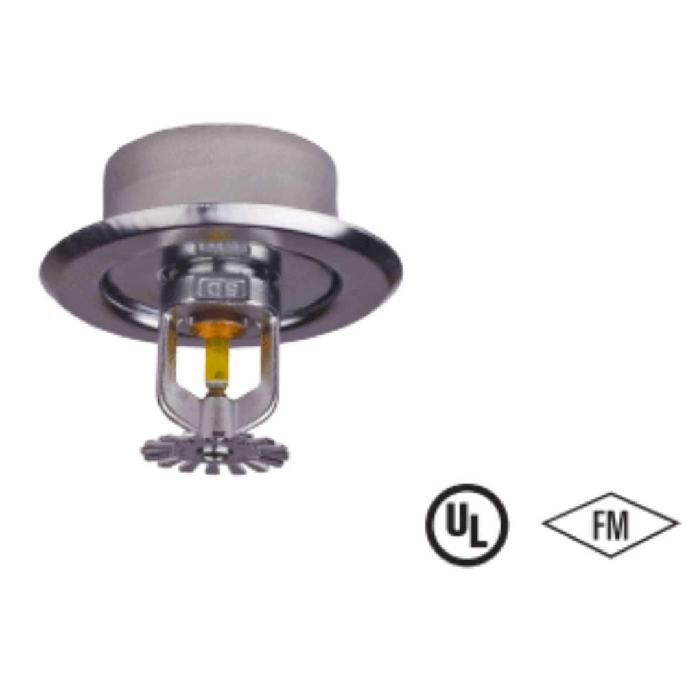 NAFFCO SD1030 Recessed Pendent Sprinkler - Quick Response