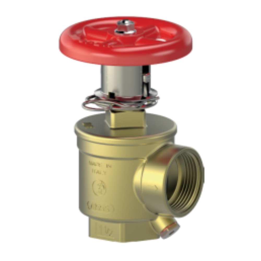 GIACOMINI A155S Pressure Restricting Valve with Hydrolator - Polished Chrome