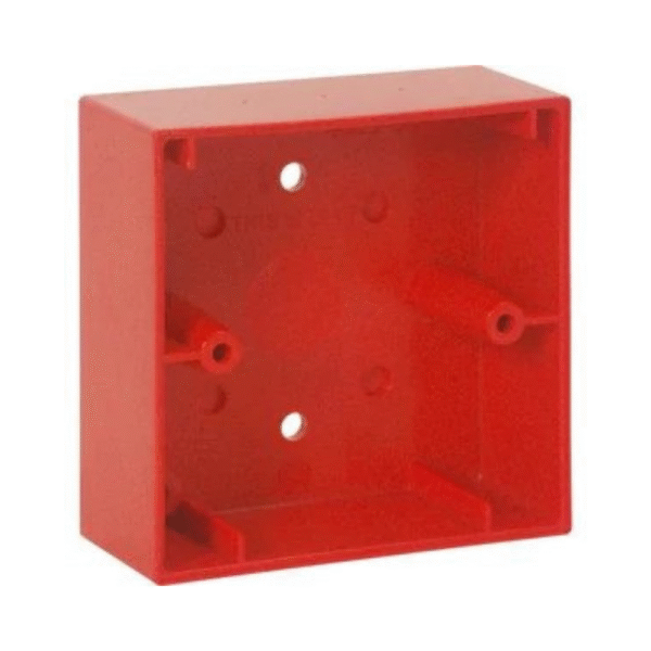 Esser Red Surface mount housing for small MCP, similar to RAL 3020