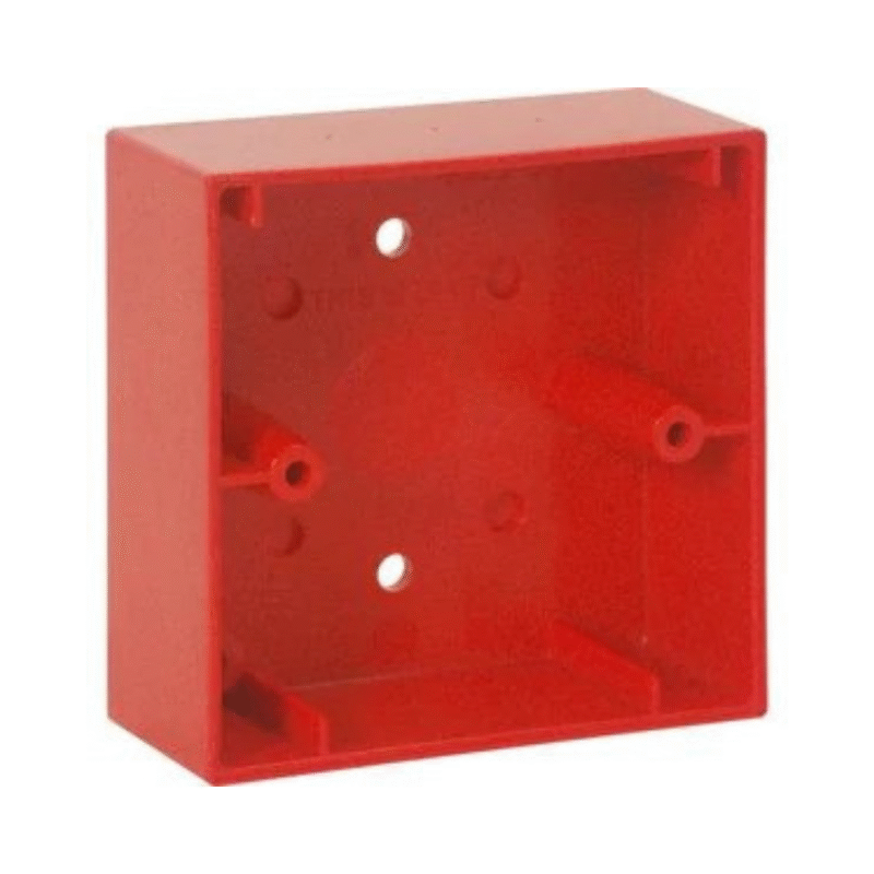 Esser Red Surface mount housing for small MCP, similar to RAL 3020