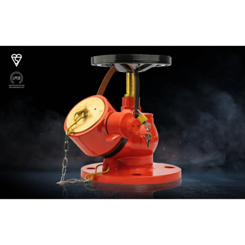SFFECO Oblique Type Landing Valve - Flanged Inlet - DN65