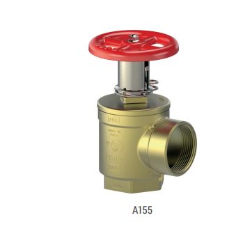 GIACOMINI A155 Pressure Restricting Valve - Double Female, Polished Brass