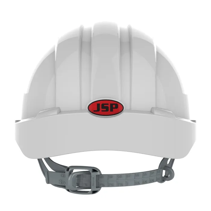 JSP EVO®2 Safety Non-Vented Helmet - Slip Ratchet, White - AJE030-050-100