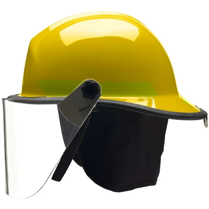 BULLARD FX Fire Helmet, 6” Face shield - FXSYLR325