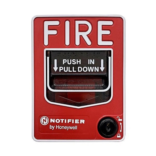 Notifier NBG-12L Dual-Action Pull Station With SPST NO Switch & Key Lock