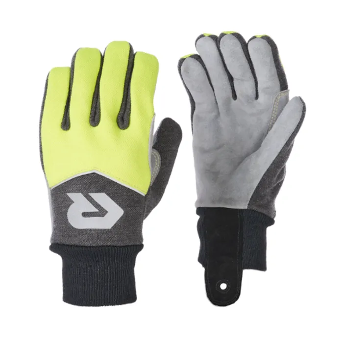 ROSENBAUER GLOROS F10, Gloves for Wildfire and Technical Rescue Operations, Yellow / Gray - 142610