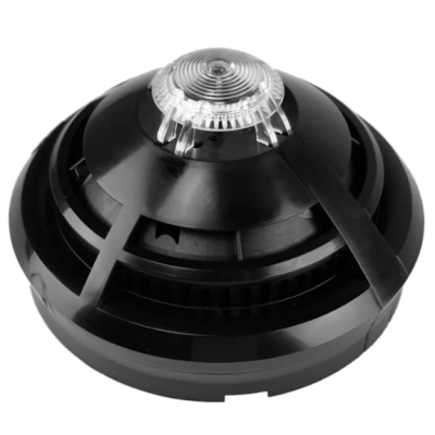 Gent S4TB-711-V-VAD-HPR S4 SELF TEST Black Dual Optical Heat Sensor & Voice Sounder & High Power Red VAD - Black