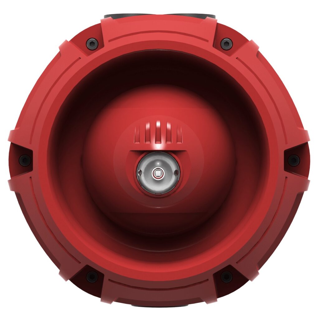 Zeta Conventional Raptor Sounder Beacon, Red plastic + White Flash