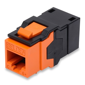 CAT6+ RJ45 Coupler, KeyConnect Style