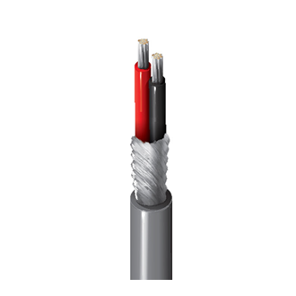 Audio Cable, #22-1pr, TC, O/A Braid, CM